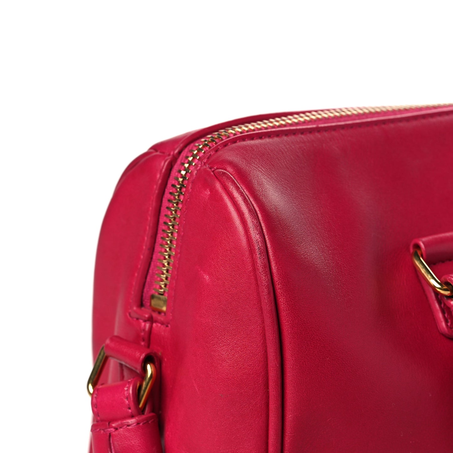 Calfskin Classic Duffle Fuchsia