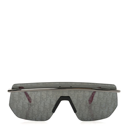 Christian Dior Metal Oblique DiorMotion M1I Mask Sunglasses Grey Pink 2 of 7