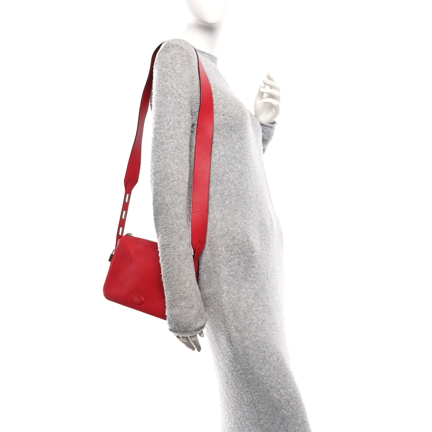 Small Classic Grain Billie Crossbody Bag Red