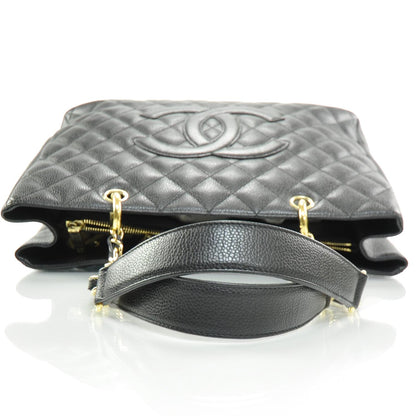 Chanel Caviar Quilted Grand Shopping Tote GST Black 4 of 10
