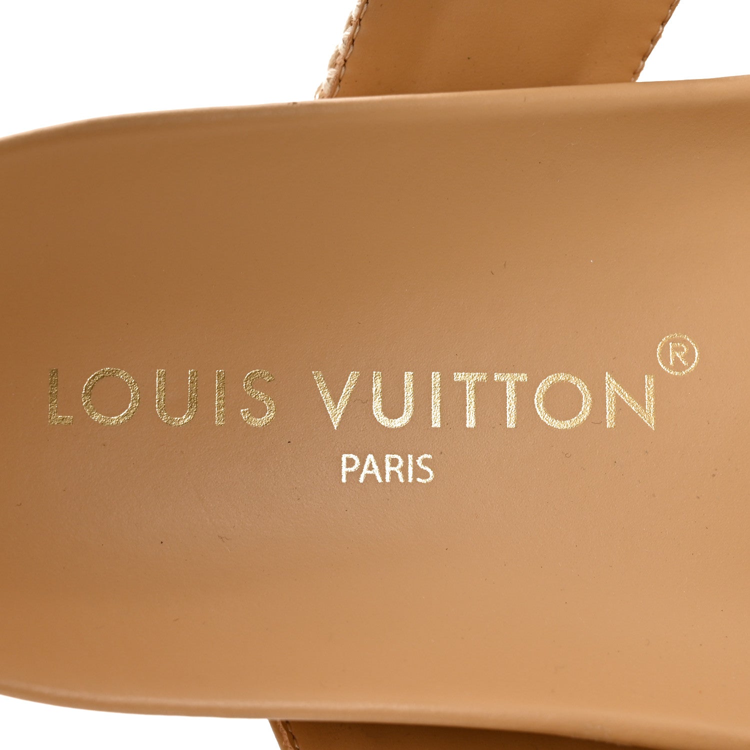 Louis Vuitton Raffia Monogram Bom Dia Flat Mule Sandals 39 Natural 7 of 8