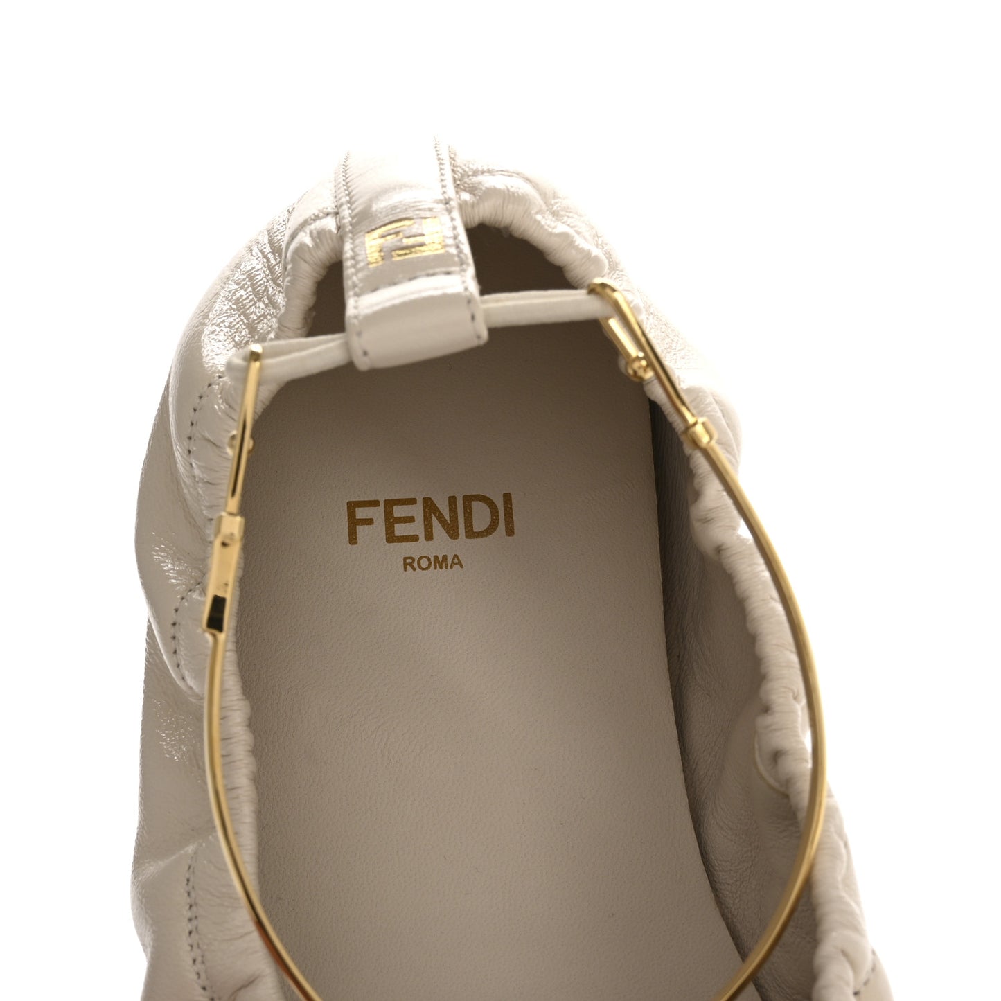 Vitello Filo Ballerina Flats 35 Shell