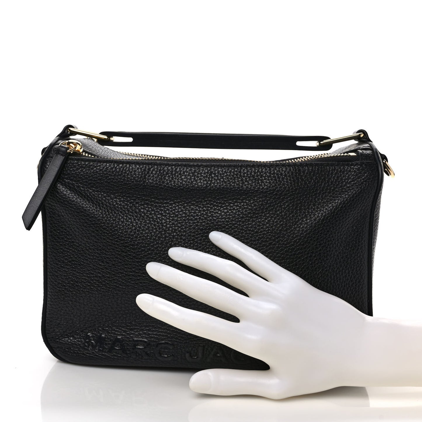 Calfskin Soft Box 23 Shoulder Bag Black