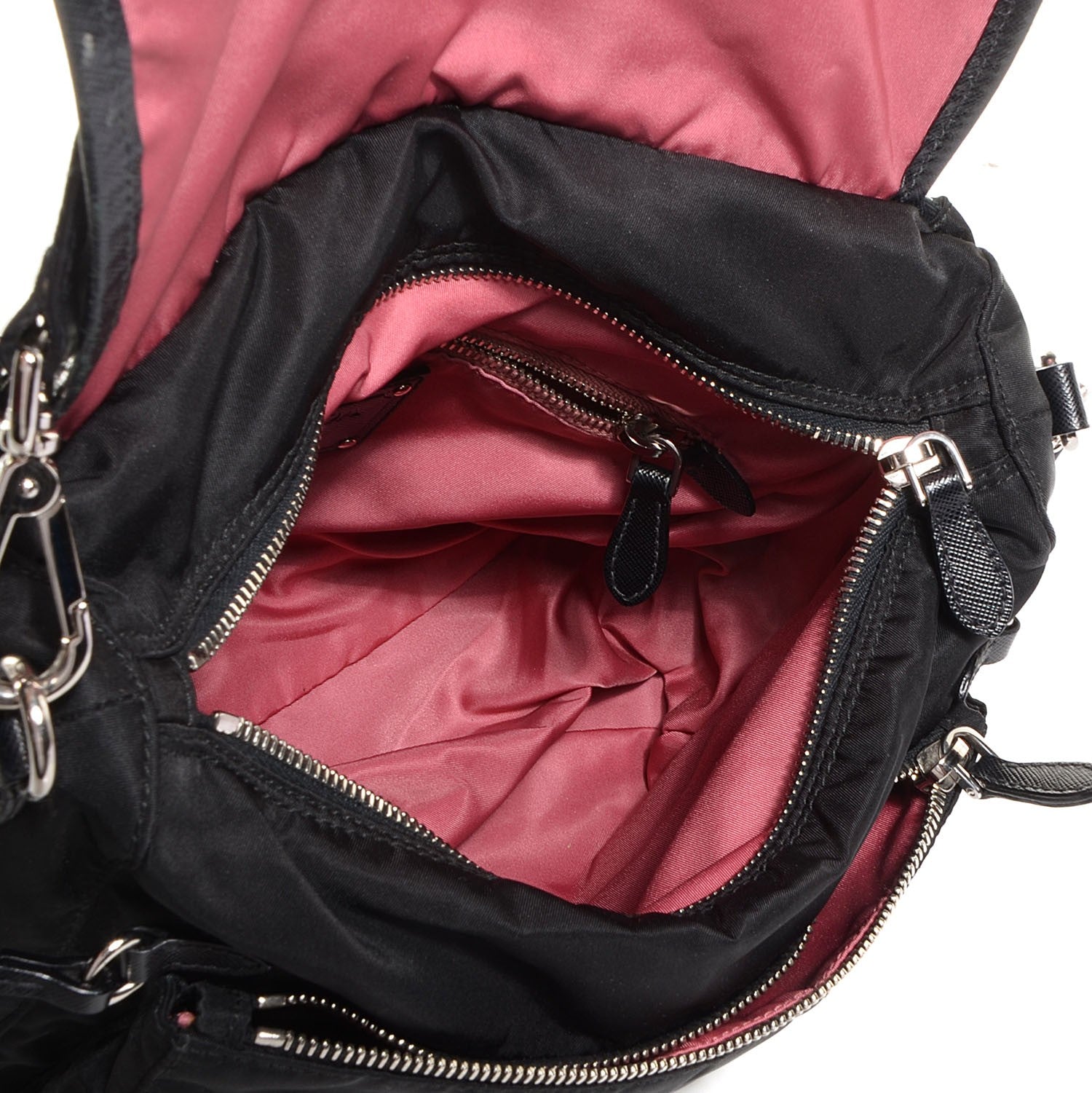 Prada Tessuto Nylon Messenger Bag Nero Black 6 of 10