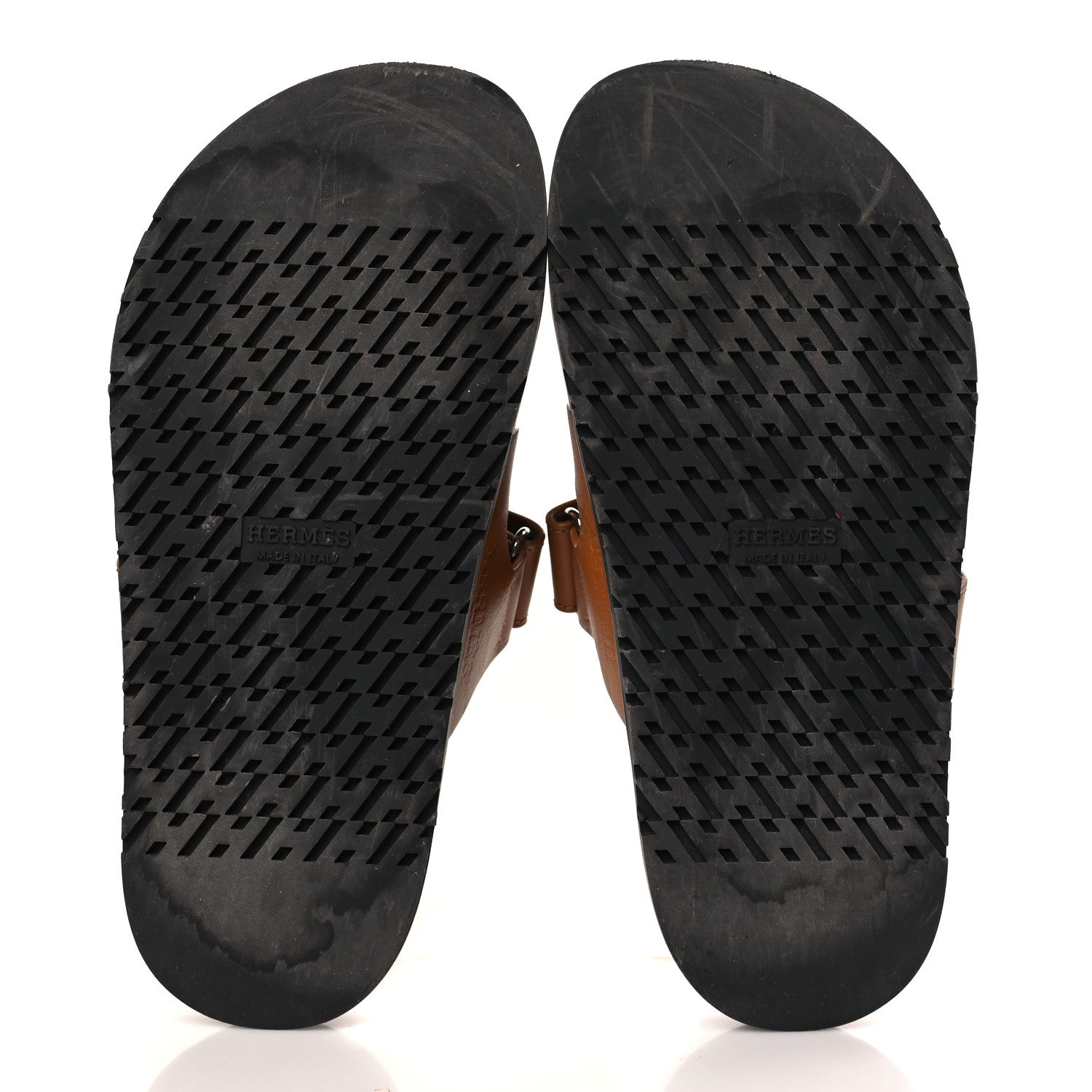 Hermes Calfskin Womens Chypre Sandals 36 Natural 5 of 9