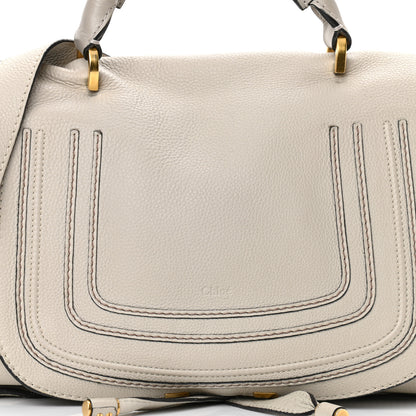 Chloe Calfskin Medium Marcie Satchel Cream 6 of 8