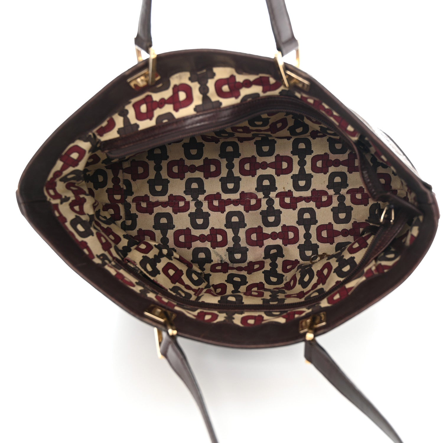 Gucci Guccissima Large Punch Tote Chocolate Brown 5 of 11