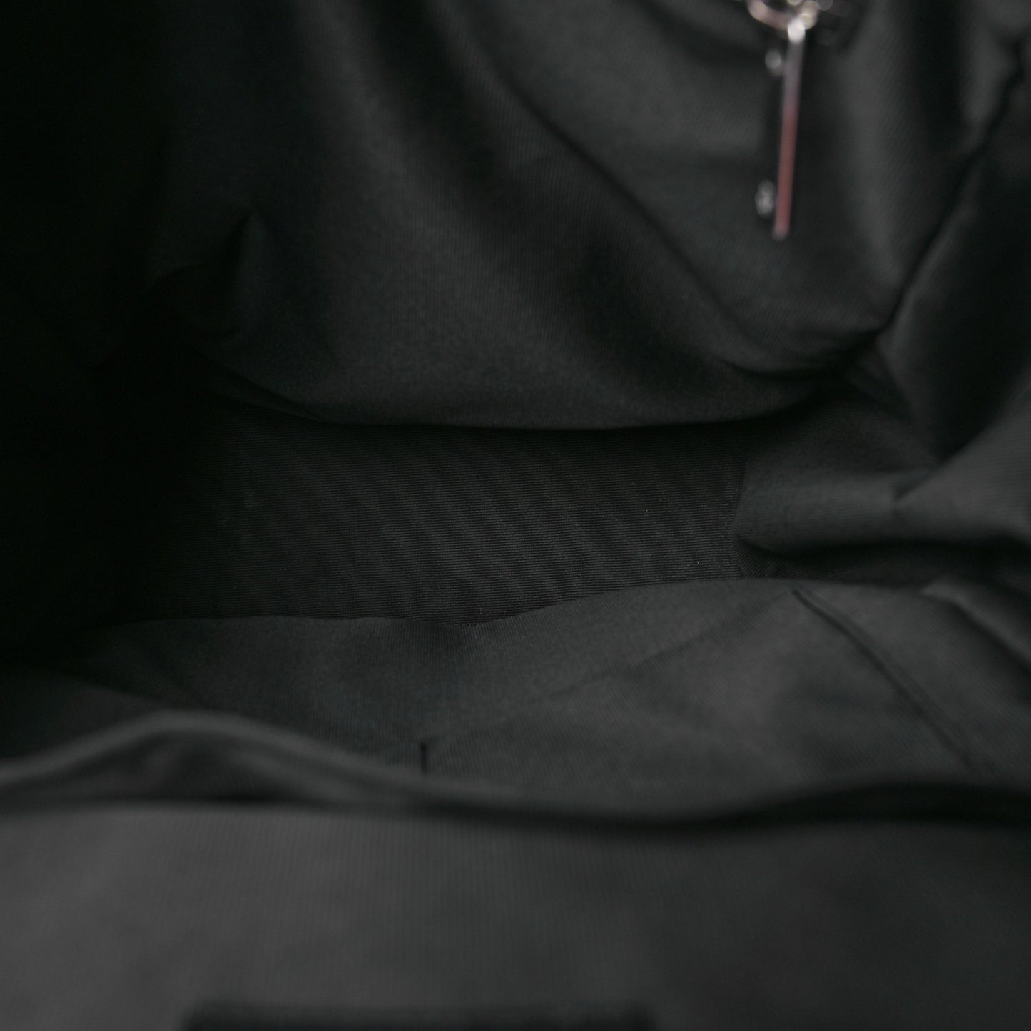 Canvas Calfskin Never Still Large Backpack Black