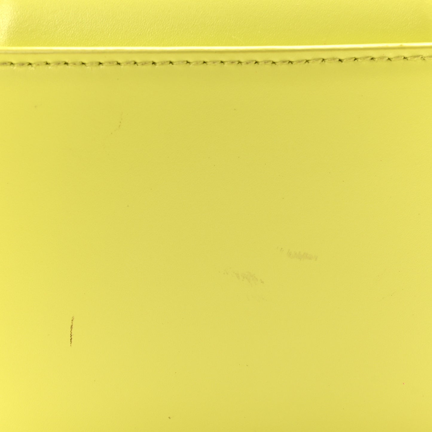 Shiny Box Calfskin Hourglass Top Handle Bag XS Lime