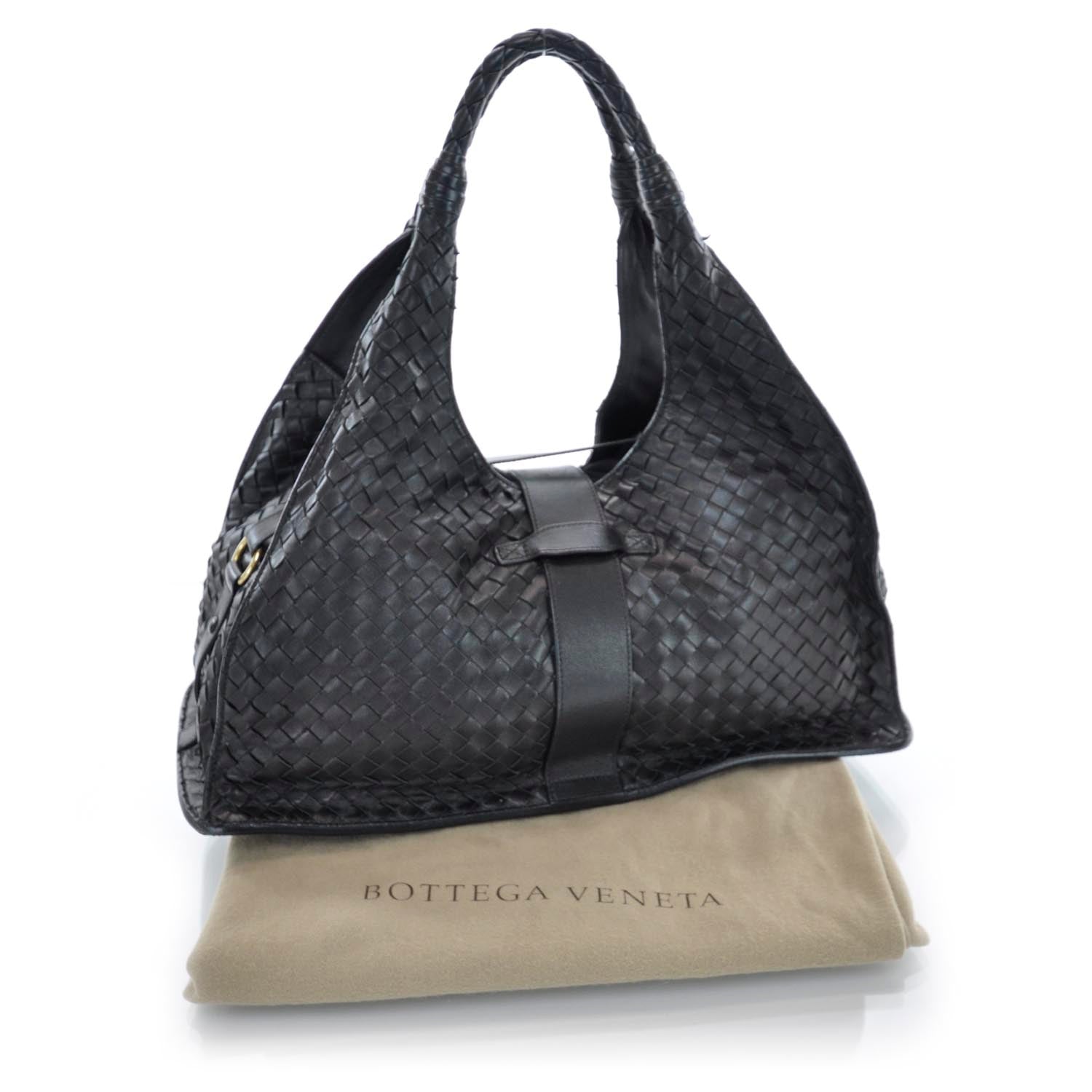 Bottega Veneta Nappa Intrecciato Bag Nero Black 3 of 10