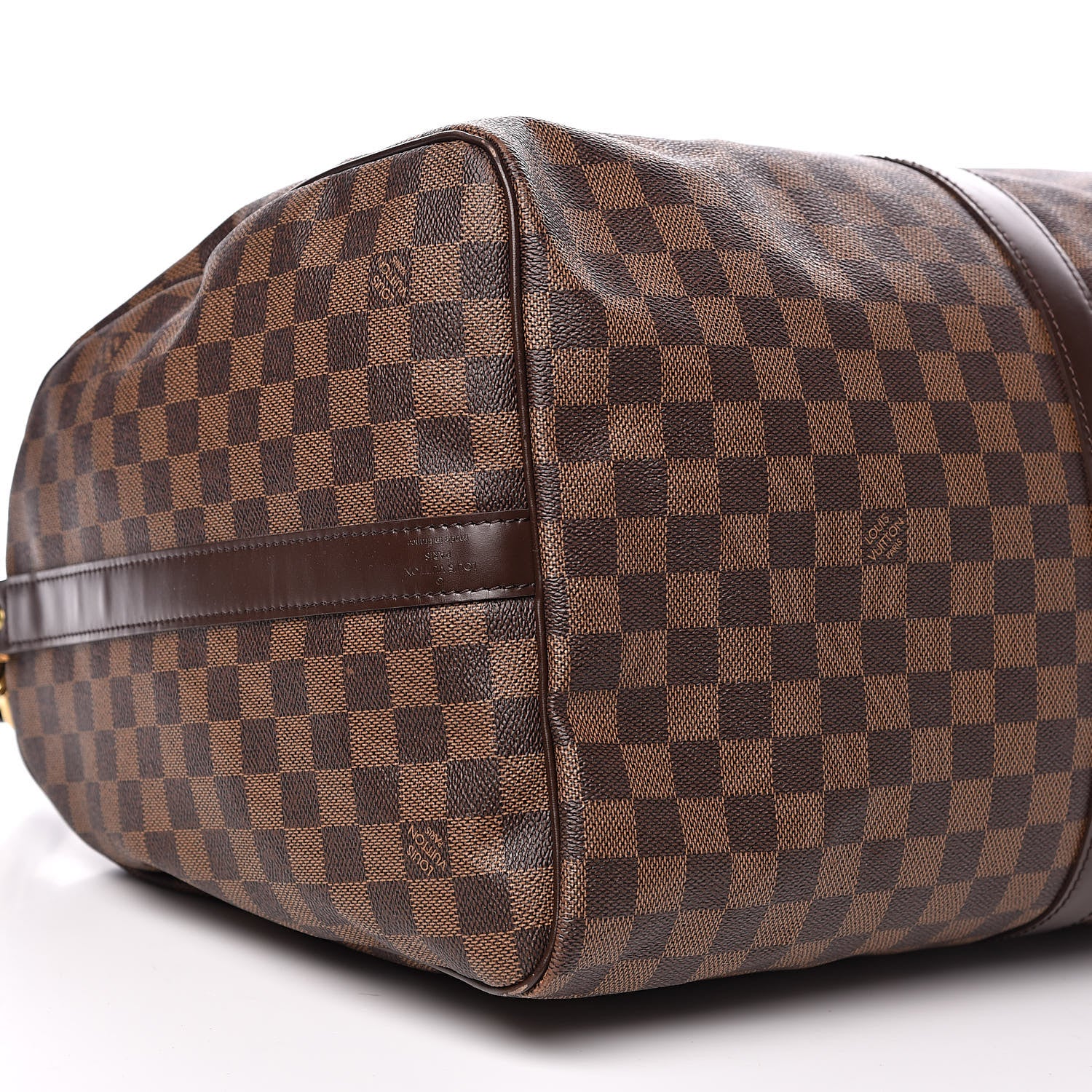 Louis Vuitton Damier Ebene Keepall Bandouliere 55 7 of 16