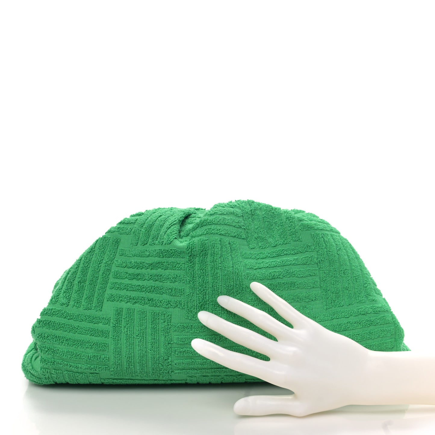 Sponge Fabric The Pouch Clutch Grass