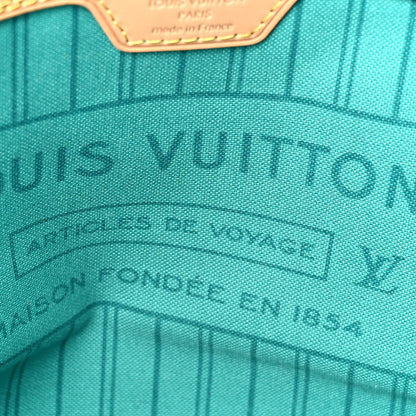 Louis Vuitton Monogram V Neverfull MM Turquoise 7 of 14