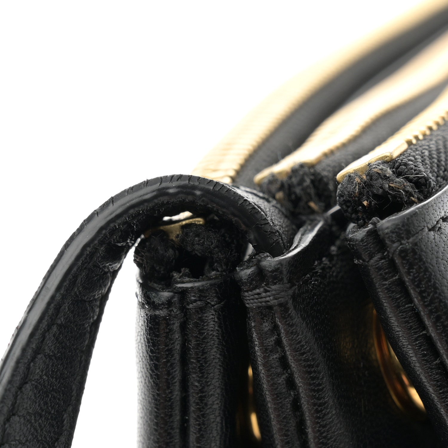 Celine Lambskin Small Trio Crossbody Bag Black 12 of 12