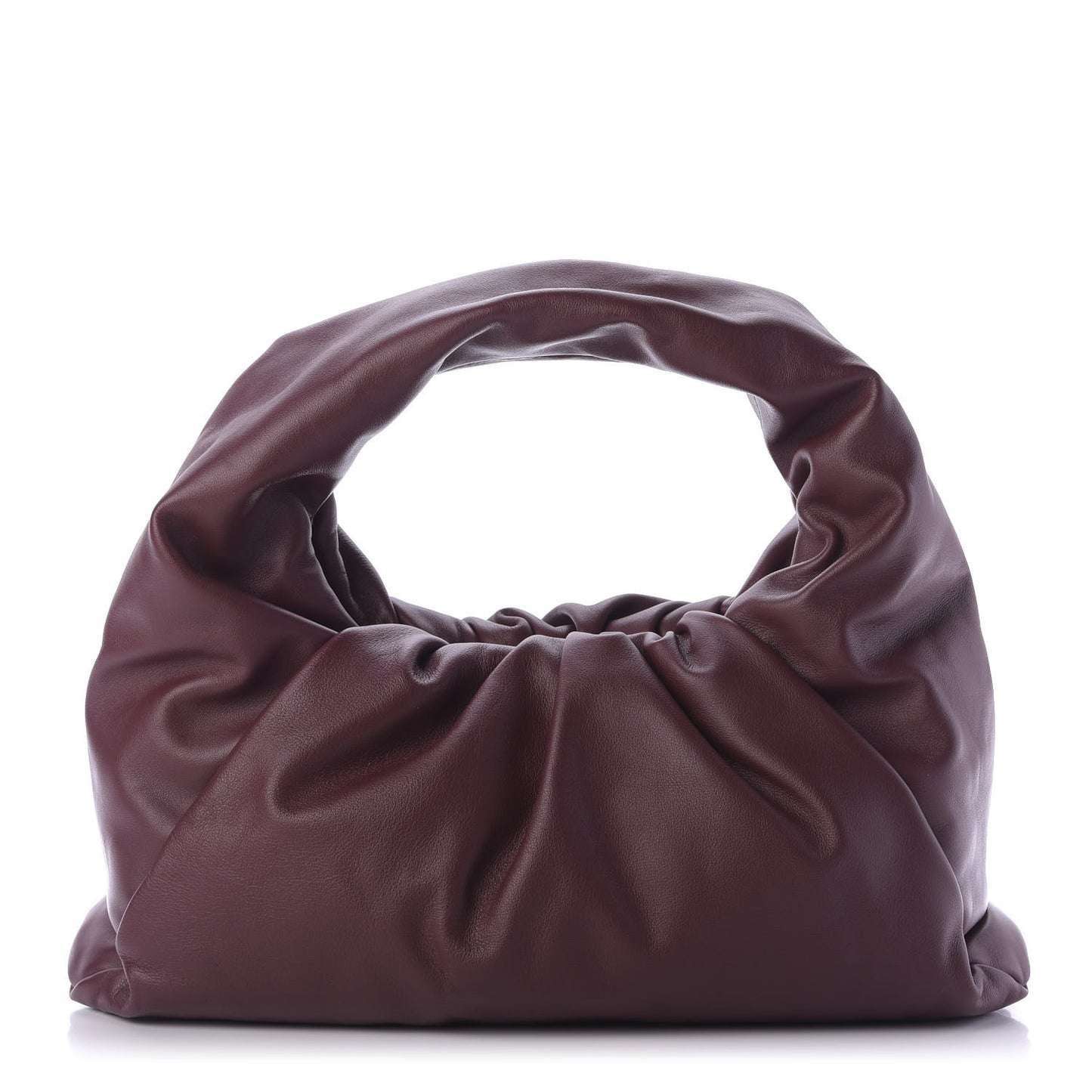 Smooth Butter Calfskin Small The Shoulder Pouch Dark Red