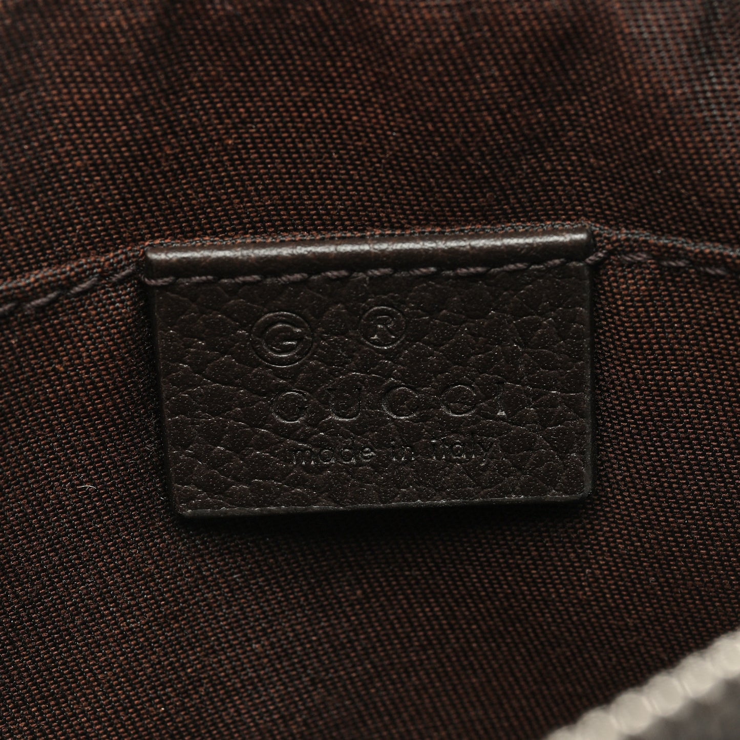 Monogram Belt Bag Dark Brown