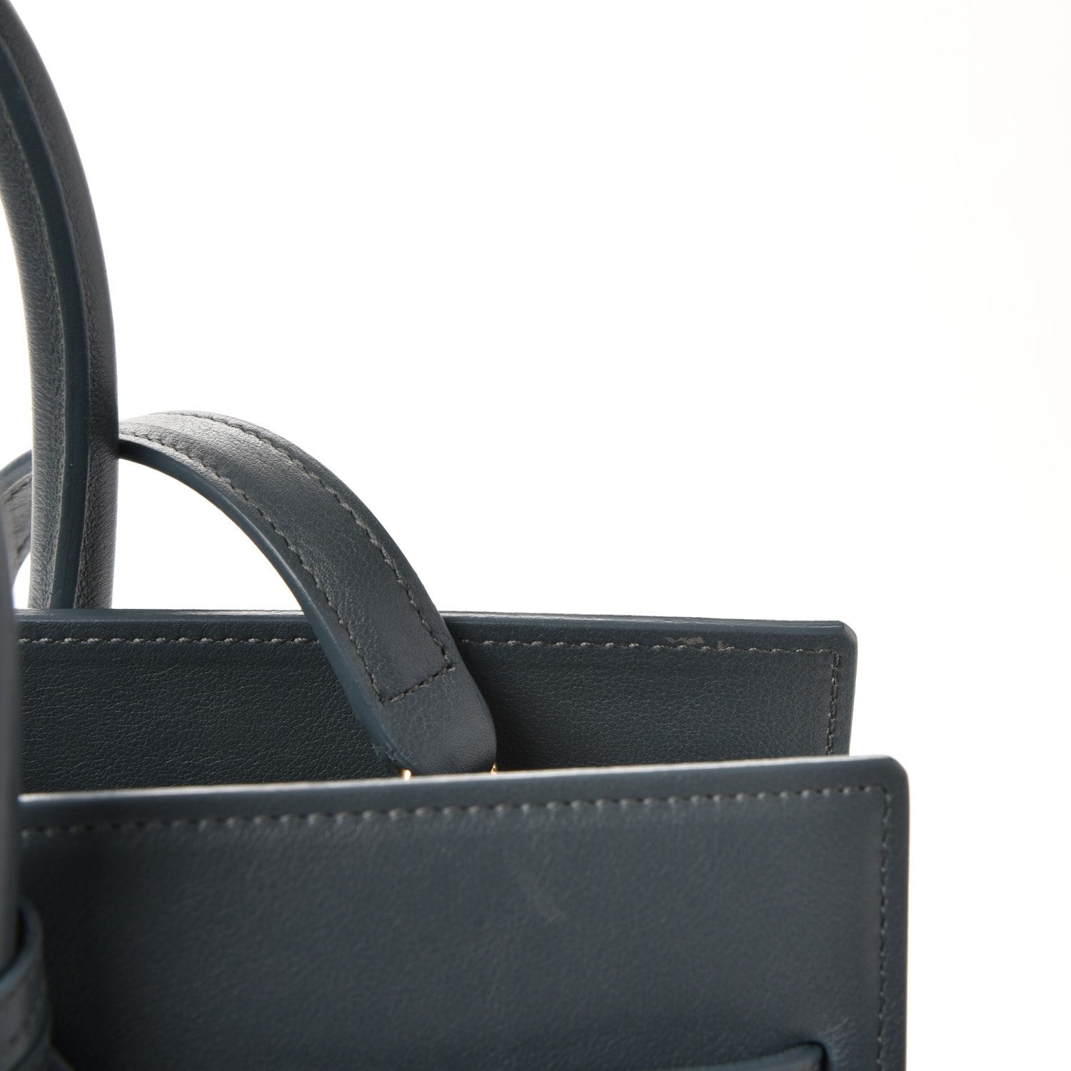 Saint Laurent Calfskin Small Classic Sac De Jour Petrol 11 of 11