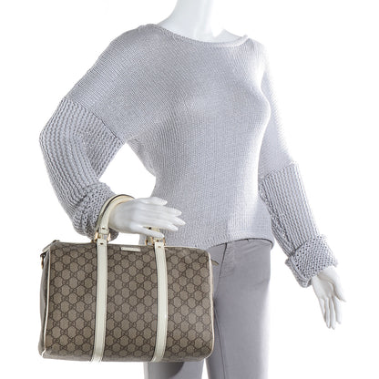 Gucci GG Plus Monogram Medium Joy Boston Off White 2 of 8