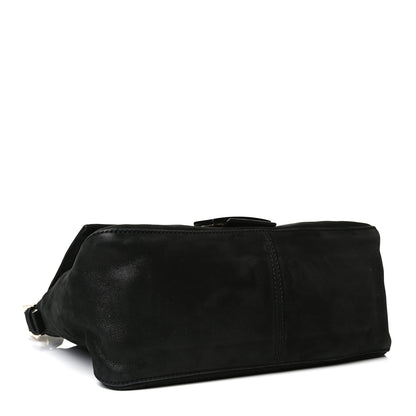 Fendi Vitello Savana Forever Mama Baguette Black 4 of 18