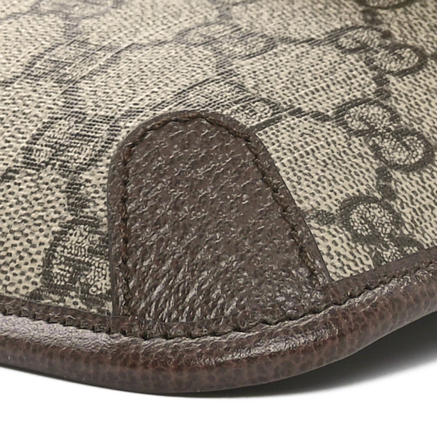 GG Supreme Monogram Web Small Ophidia Belt Bag Brown