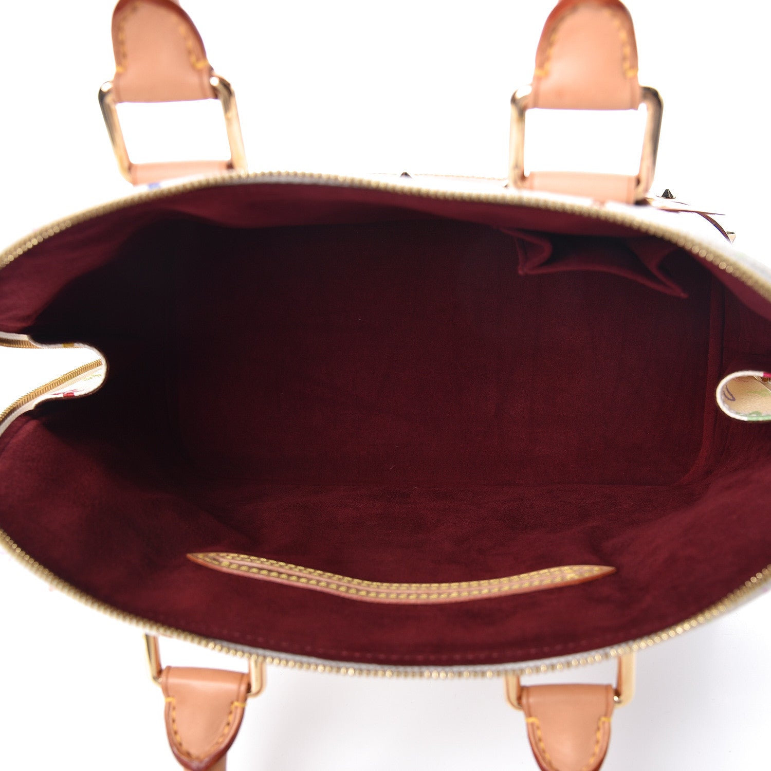 Louis Vuitton Monogram Multicolor Alma White 5 of 12