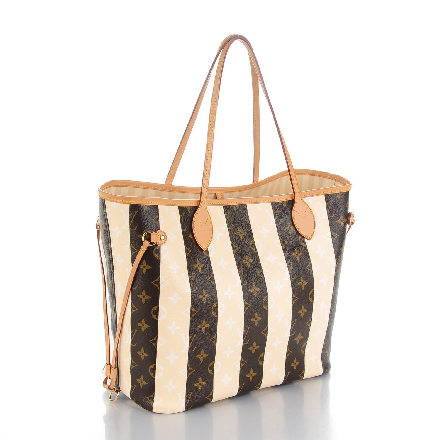 Louis Vuitton Monogram Rayures Neverfull MM 3 of 7