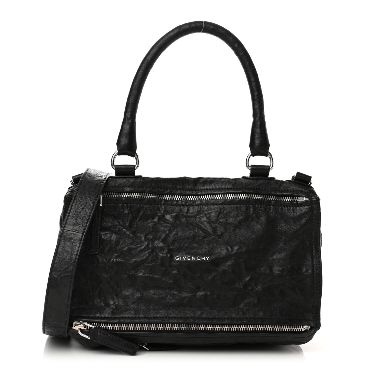 Givenchy Tumbled Sheepskin Medium Pandora Black 1 of 11