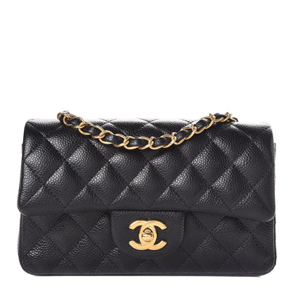 Chanel Caviar Quilted Mini Rectangular Flap Black 1 of 8