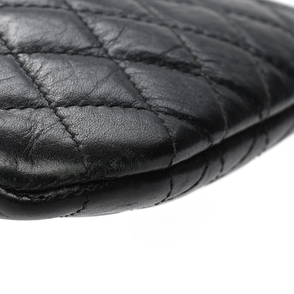 Chanel Aged Calfskin Quilted Crossbody Bag Black 5 of 5