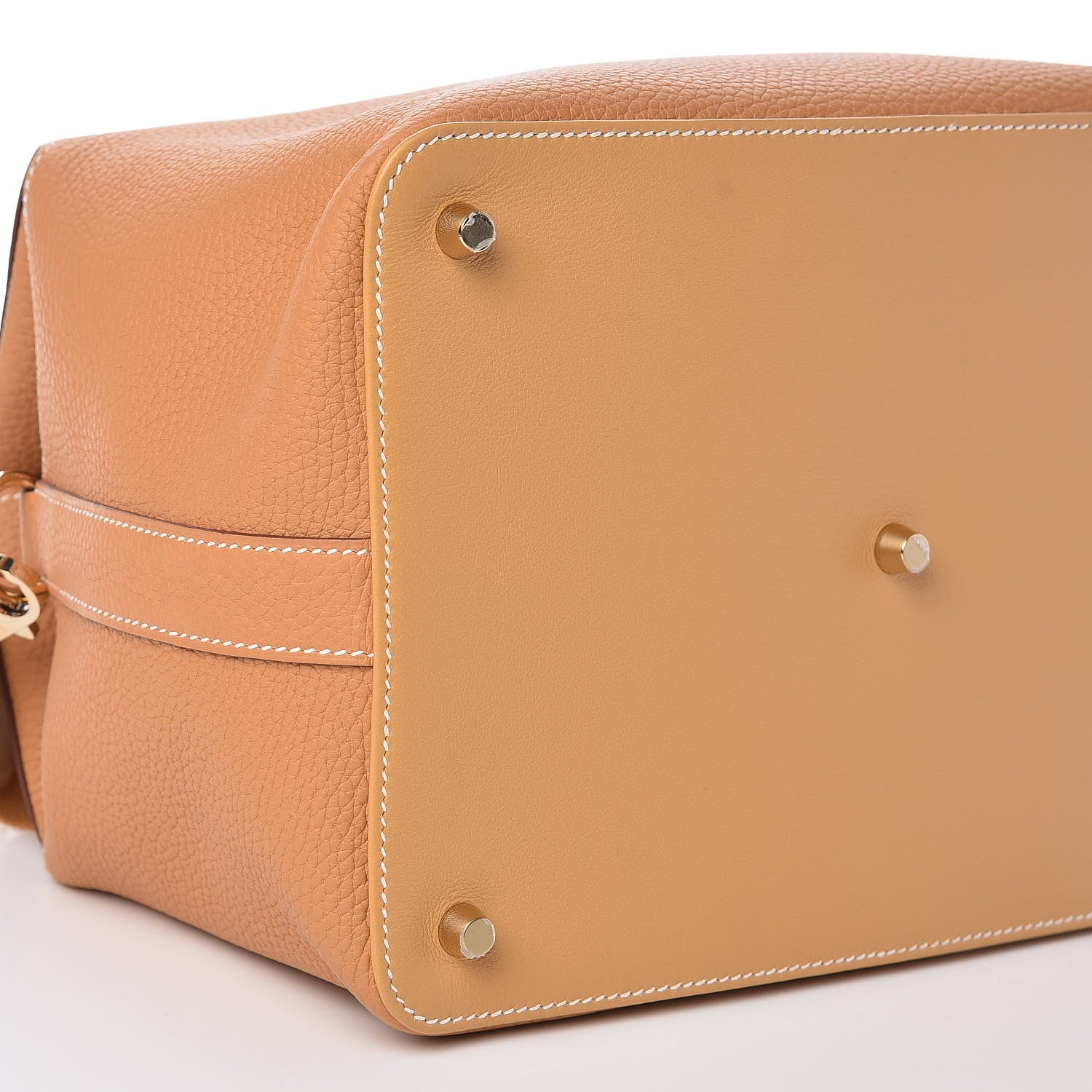 Hermes Taurillon Clemence Swift Toolbox 26 Curry Sable 9 of 11