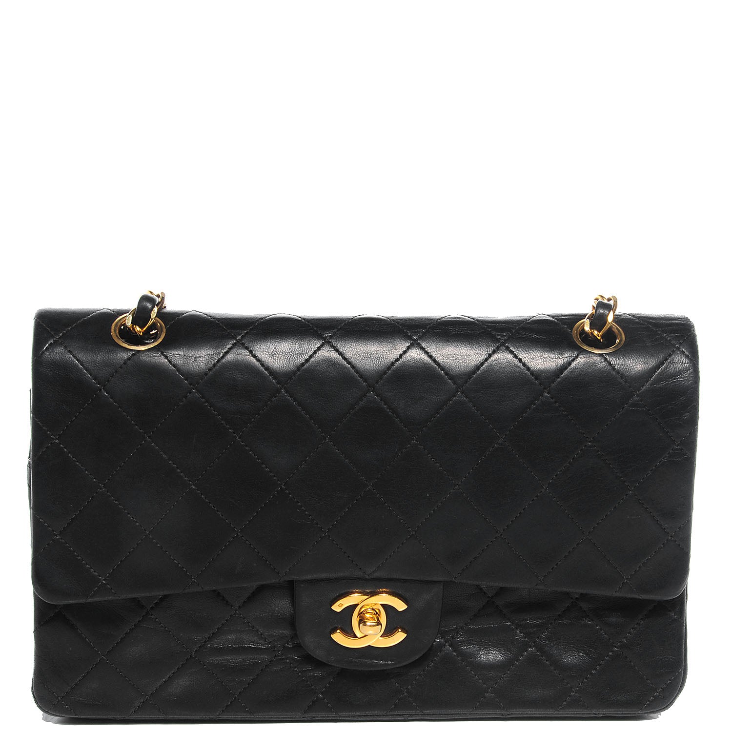 Chanel Lambskin Medium Double Flap Black 1 of 7