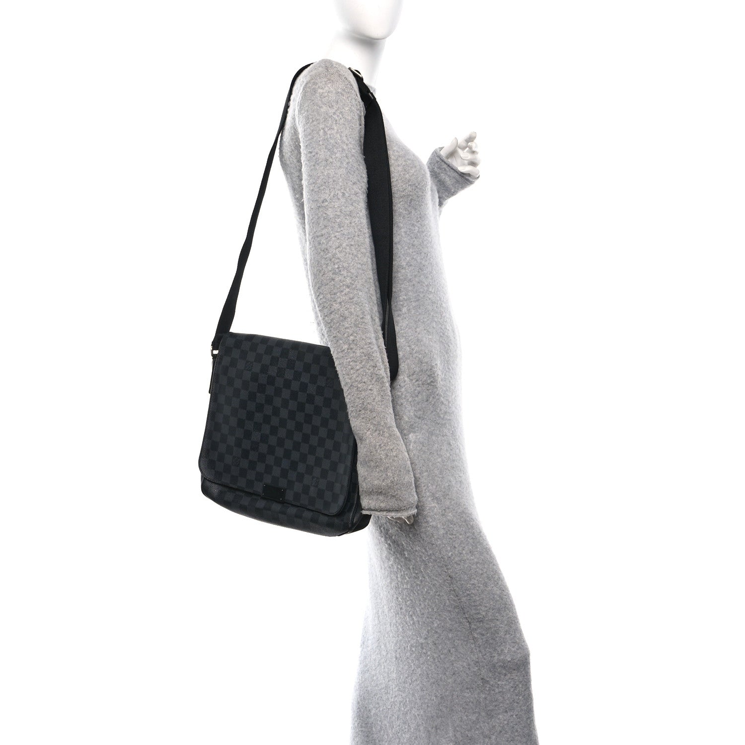 Louis Vuitton Damier Graphite District MM 2 of 10