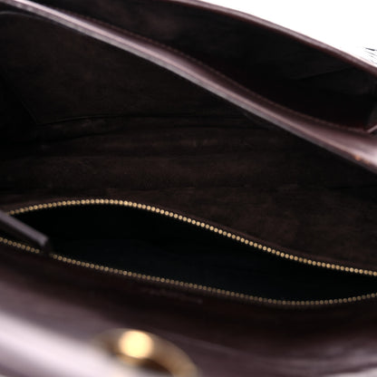 Saint Laurent Vegetal Cloud Tressage Monogram Medium Niki Chain Satchel Burnt Brown 5 of 18