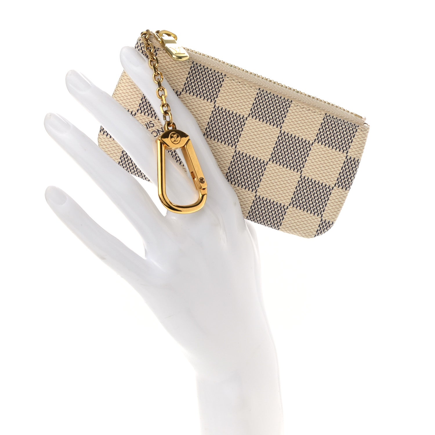 Louis Vuitton Damier Azur Key Pouch 2 of 7