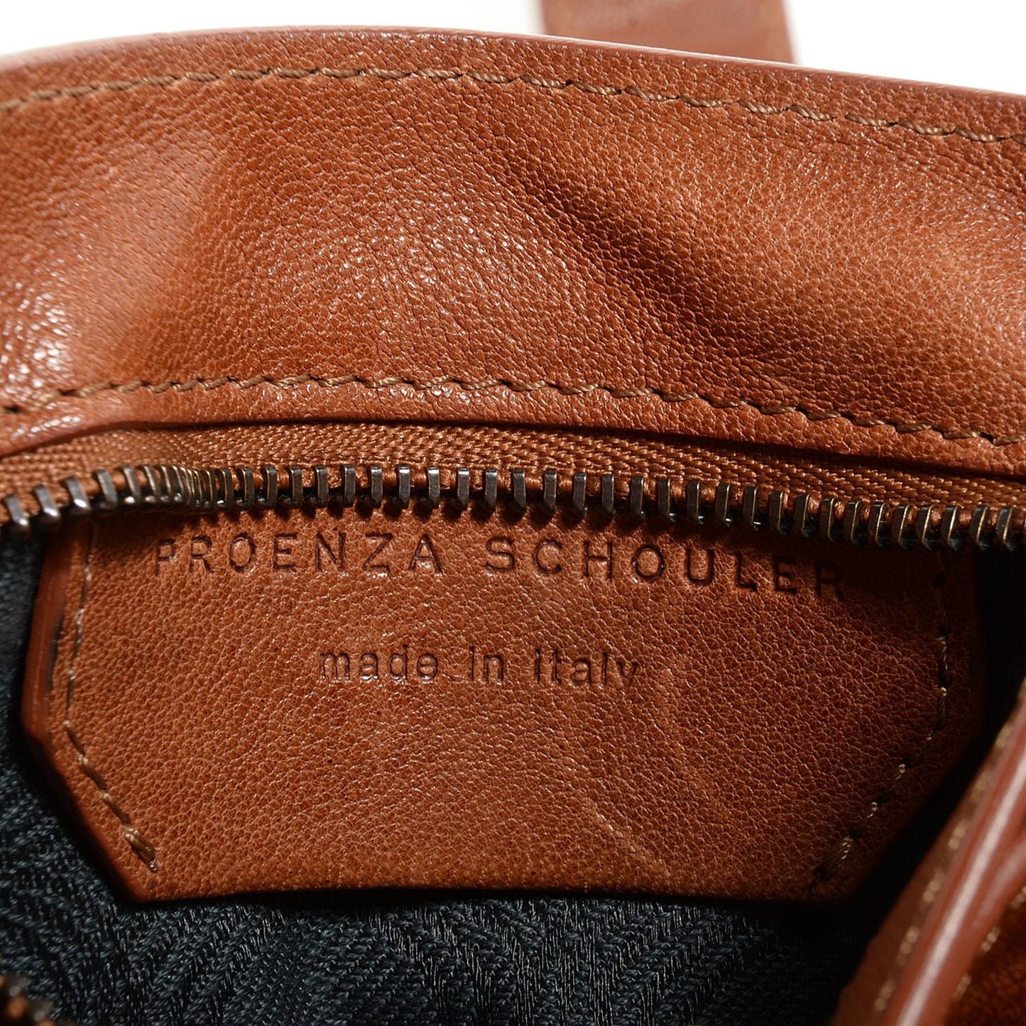 Leather PS1 Mini Pouch Messenger Bag Saddle