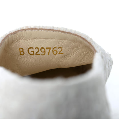 Chanel Tweed Patent CC Espadrilles 38 White 9 of 10