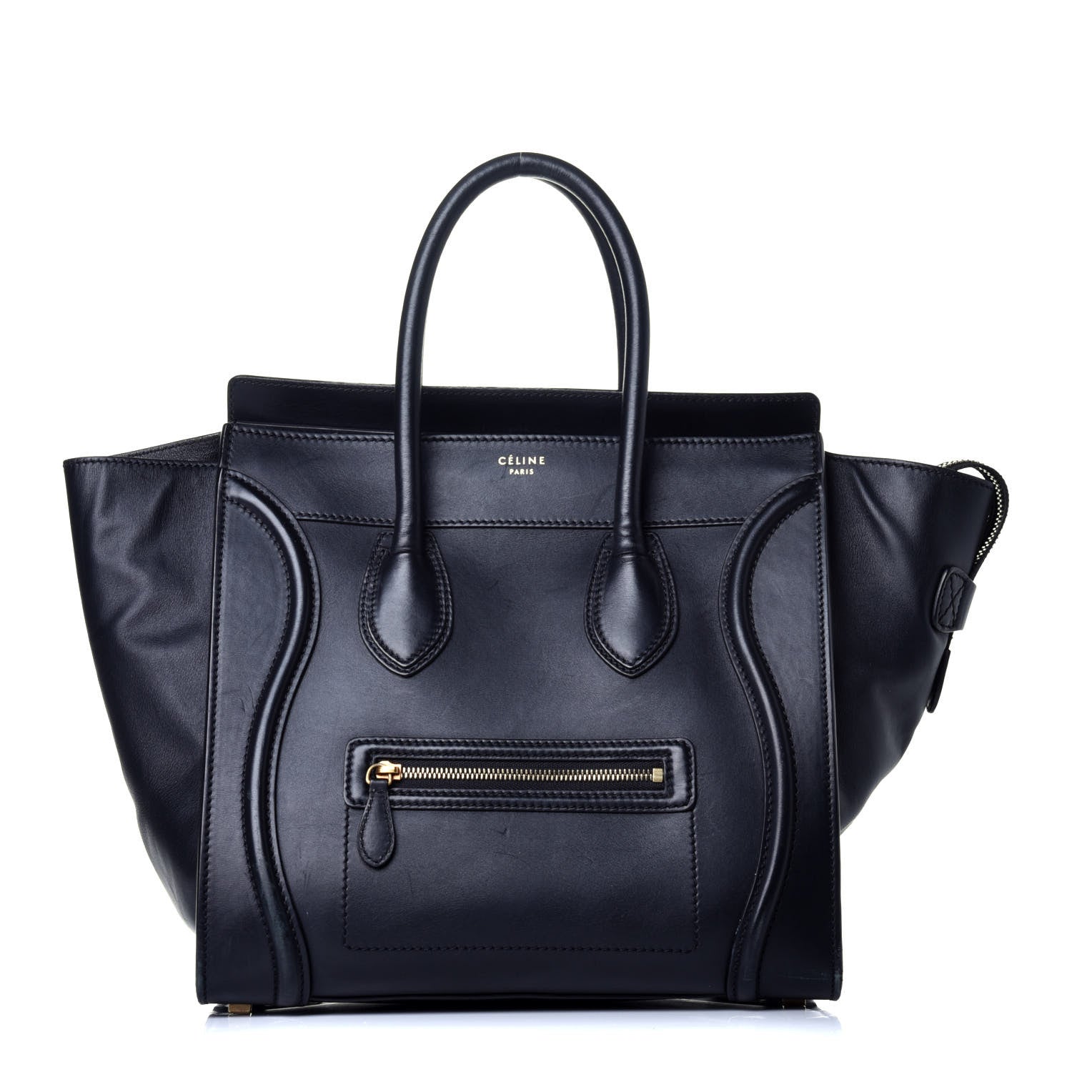 Celine Smooth Calfskin Mini Luggage Black 1 of 8