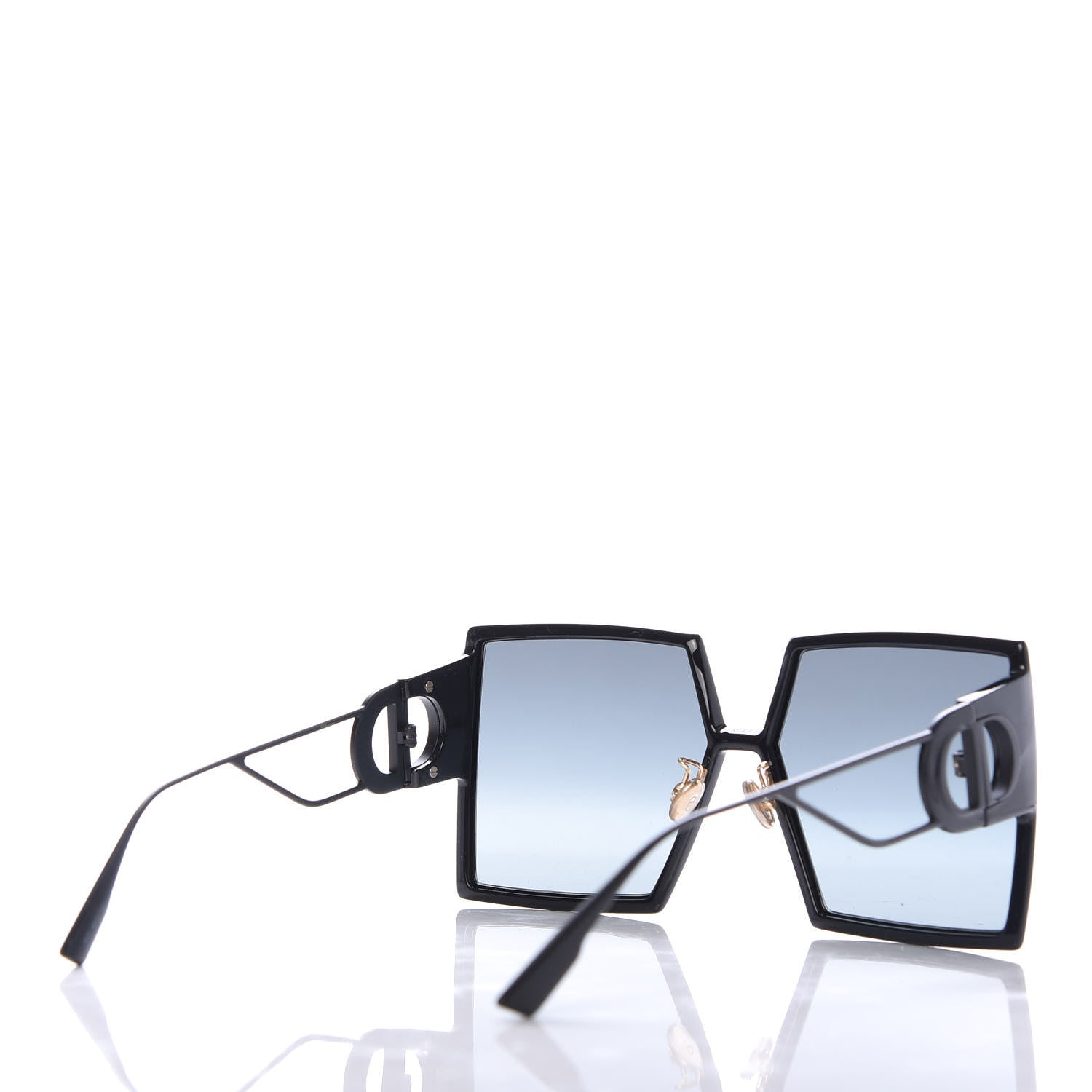 Christian Dior Square 30 Montaigne Sunglasses Black 4 of 7