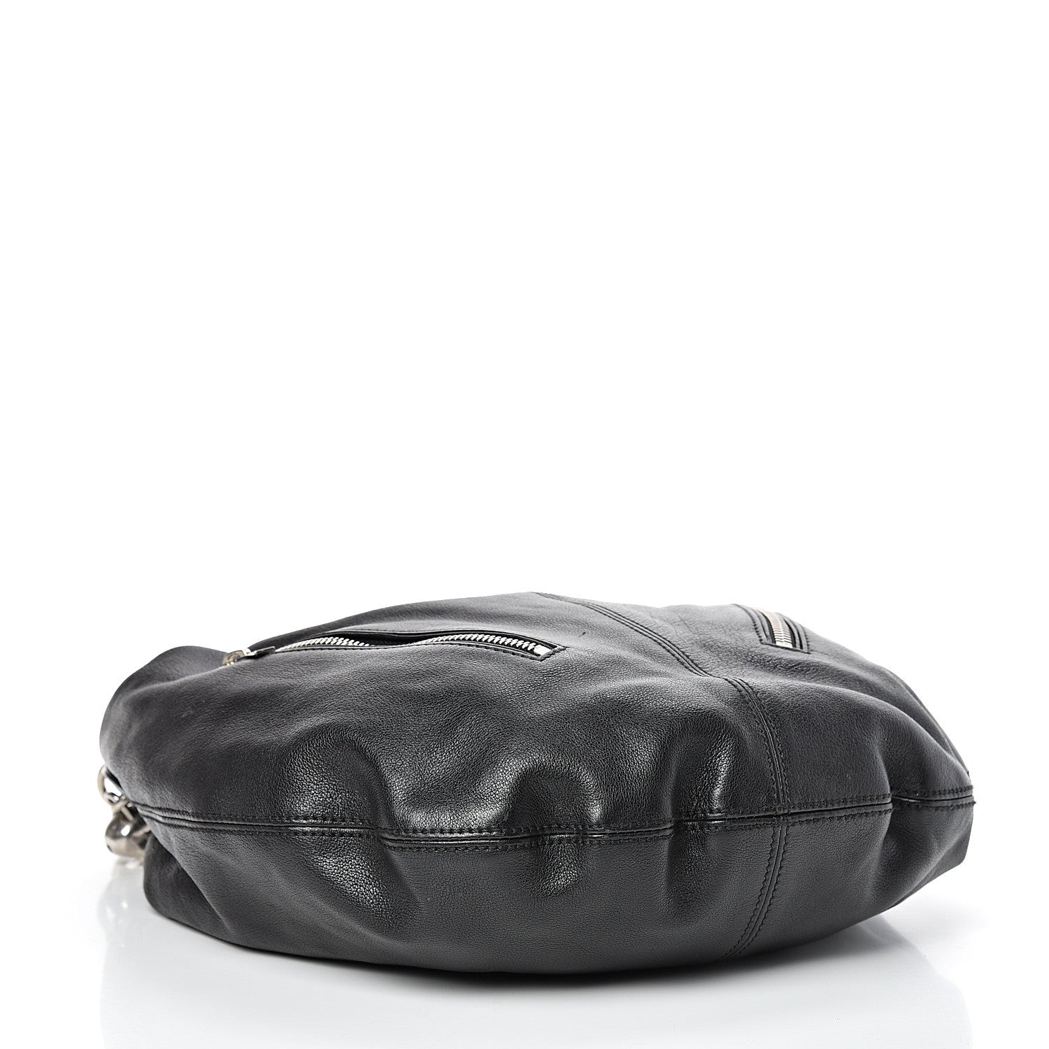 Alexander McQueen Small Padlock Biker Hobo Black 3 of 13