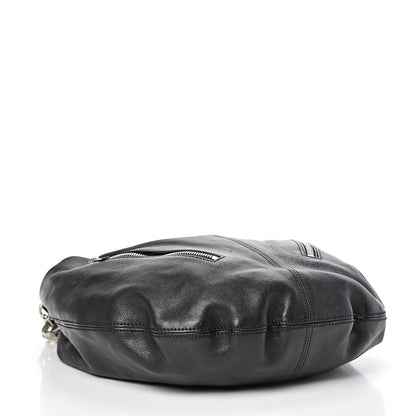 Alexander McQueen Small Padlock Biker Hobo Black 3 of 13