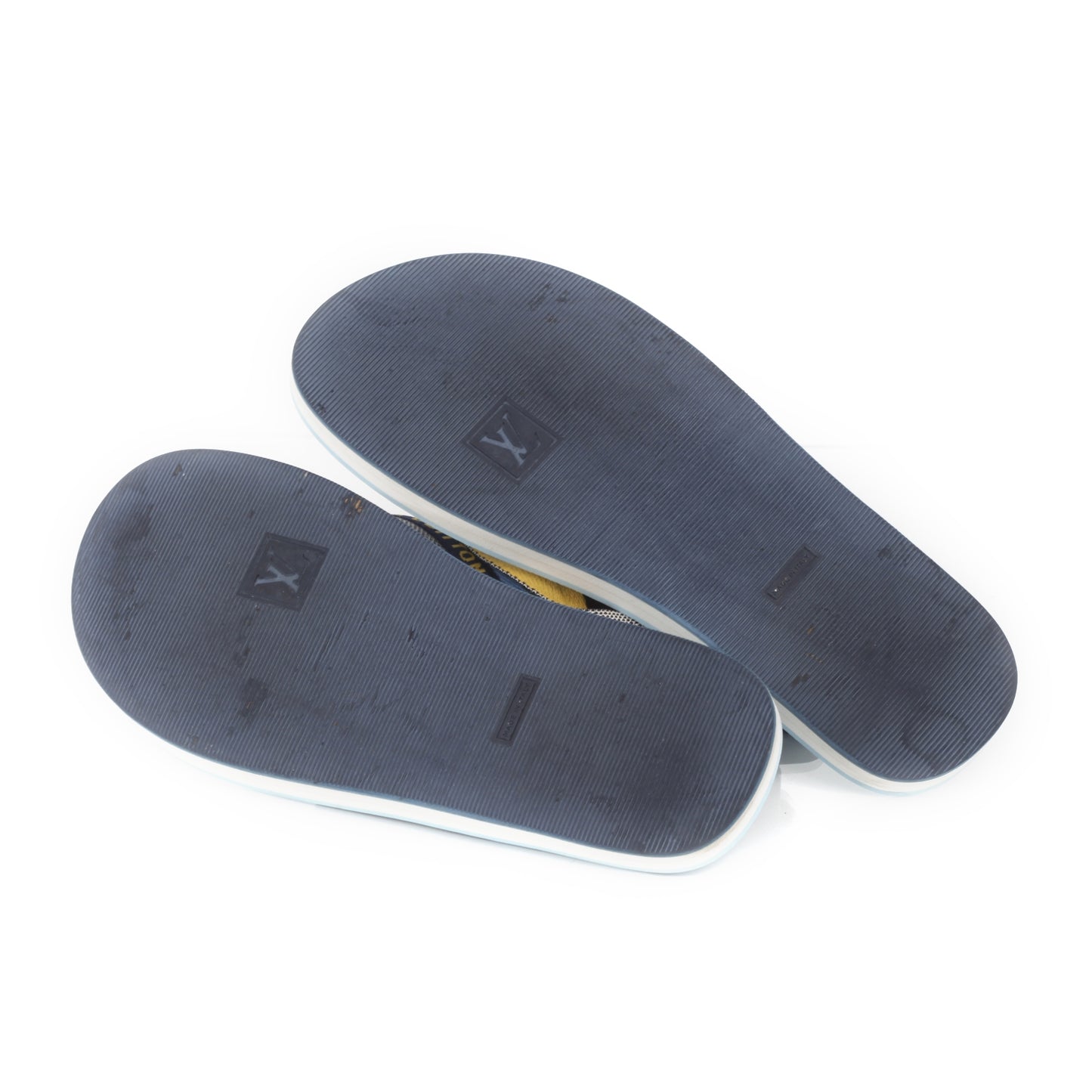 Canvas Bahia Thong Flip Flops Sandals 37 Blue