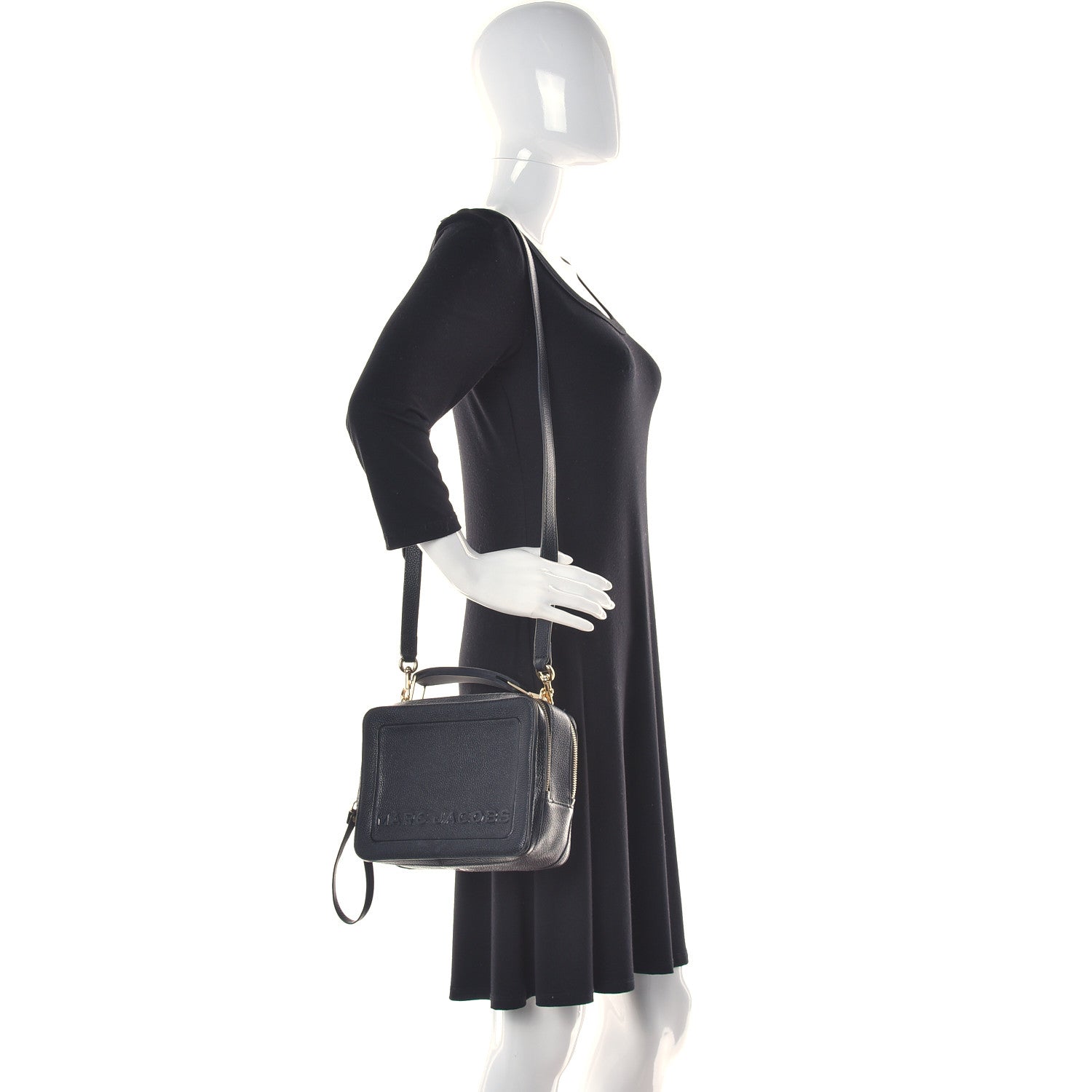 Marc Jacobs Calfskin The Box 20 Crossbody Black 2 of 20