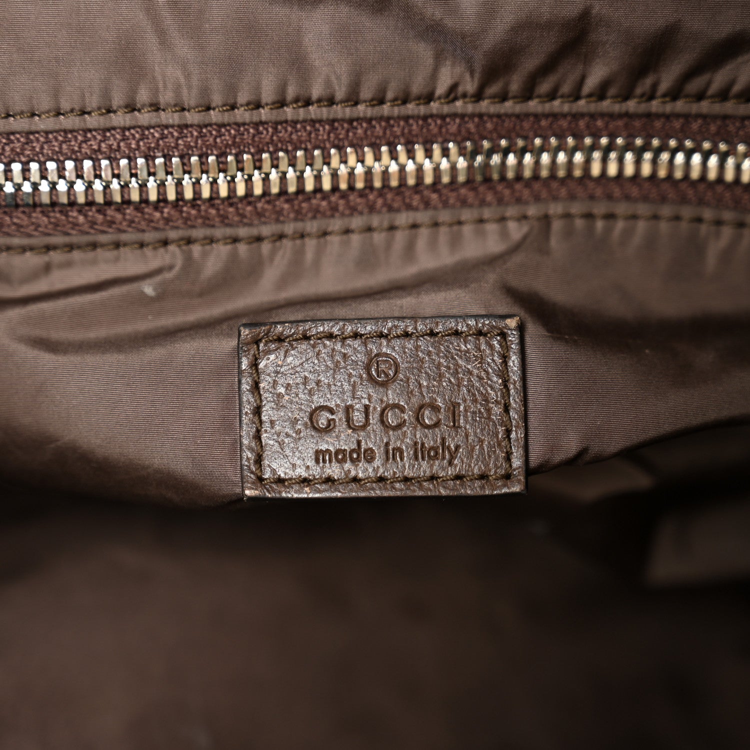 Gucci GG Supreme Monogram Web Medium Duffle Bag Brown 5 of 12