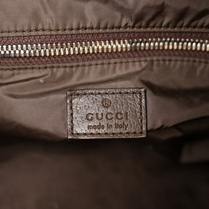 Gucci GG Supreme Monogram Web Medium Duffle Bag Brown 5 of 12