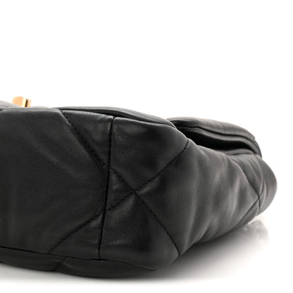 Chanel Lambskin Quilted Medium Chanel 19 Flap Black 10 of 10