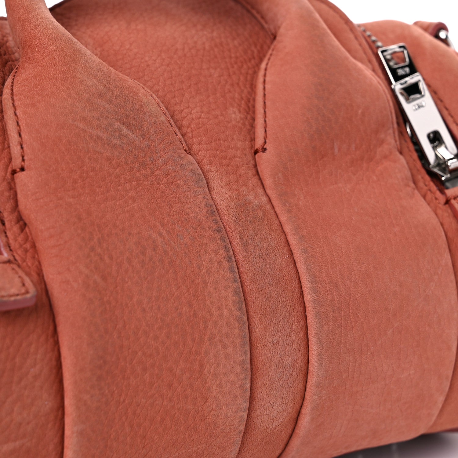 Alexander Wang Nubuck Mini Rockie Silver Hardware Terra Cotta 17 of 24