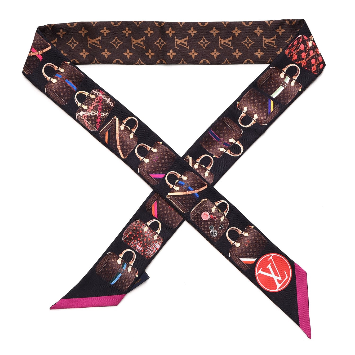 Louis Vuitton Silk Monogram Tribute to Speedy BB Bandeau 1 of 4
