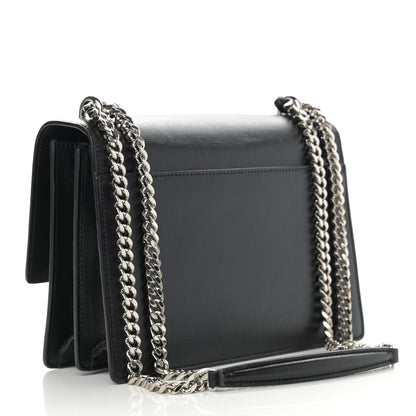 Saint Laurent Calfskin Medium Monogram Sunset Black 3 of 12