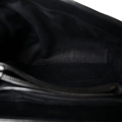 Saint Laurent Calfskin Y Quilted Monogram Monochrome Small Loulou Chain Satchel Black 5 of 11
