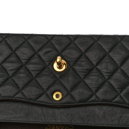 Chanel Lambskin Quilted Small Double Flap Black 14 of 14